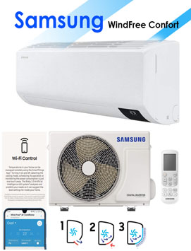 aire acondicionado Samsung Windfree