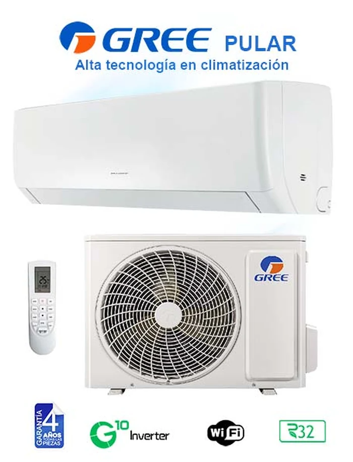 Imagen principal aire acondicionado Gree Pular 12